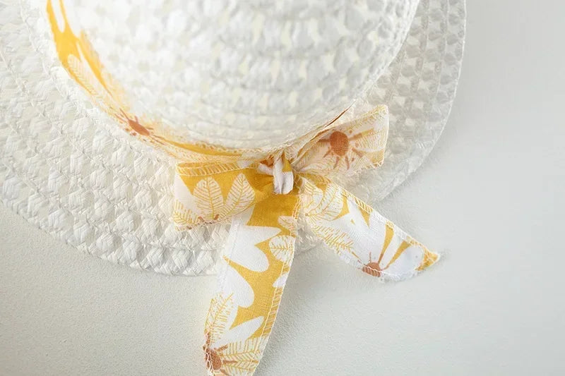 Vestido de Verão para Meninas com Estampa Floral, Estilo Delicado e Fresco para o Dia a Dia, Vestido de Princesa Doce com Laço. 0 - 3 anos