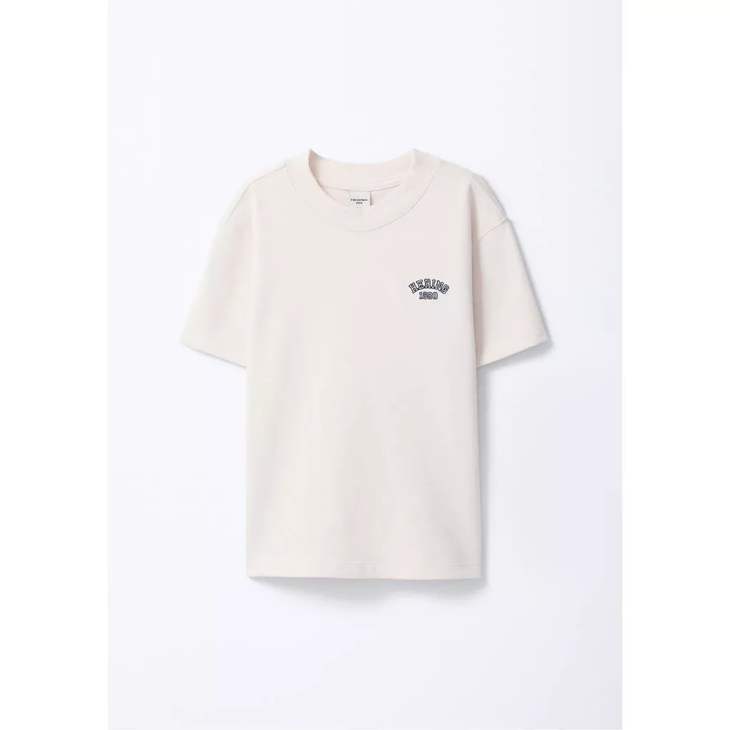 Camiseta Infantil Menino Oversized Bordada