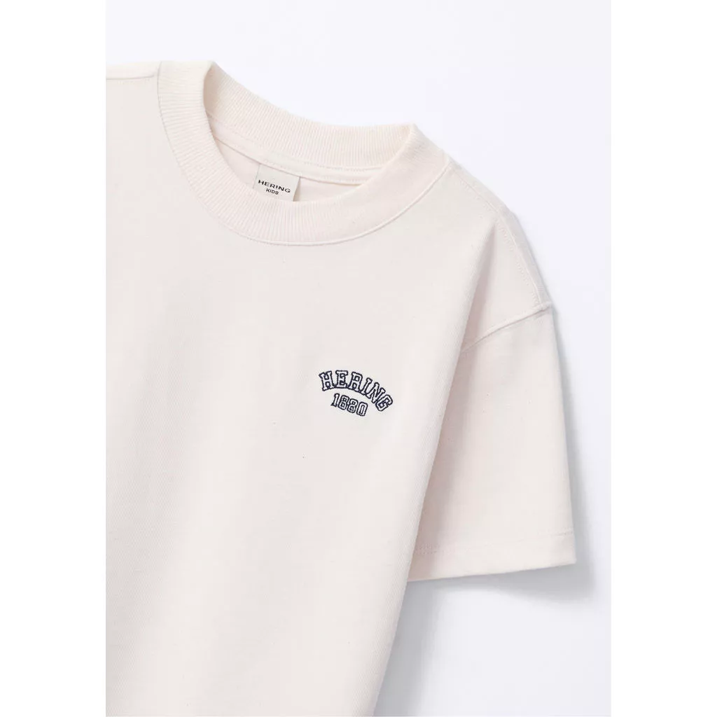 Camiseta Infantil Menino Oversized Bordada